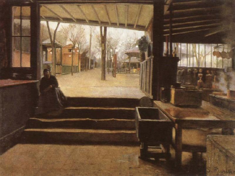 Prats, Santiago Rusinol The Kitchen of the Moulin de la Galette